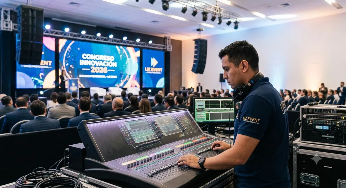 alquiler de sonido para eventos, sonido para eventos corporativos, sistemas de audio profesional, microfonía para conferencias, sonido para asambleas